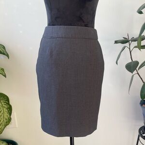 Calvin Klein Charcoal Pencil Skirt